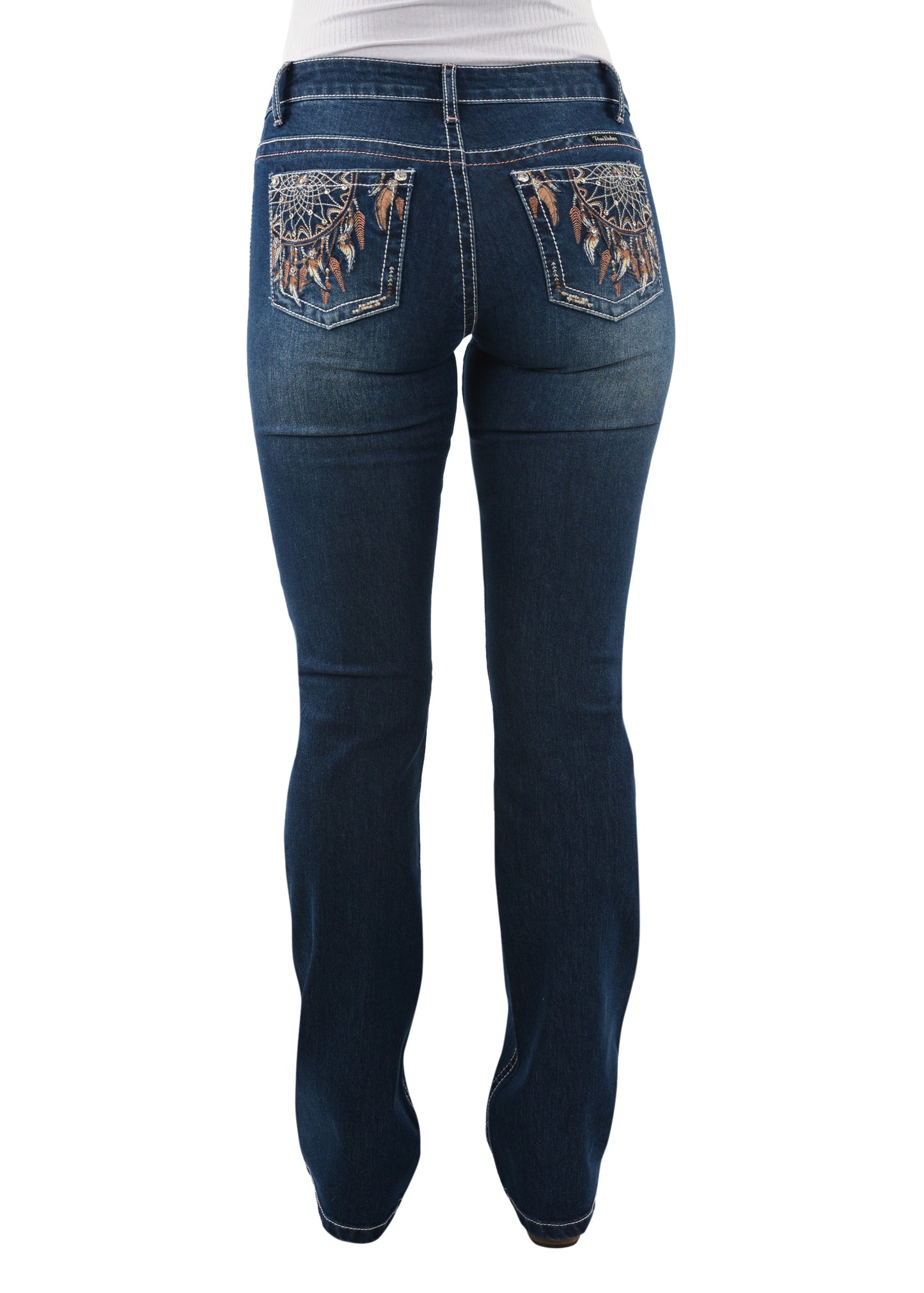 Pure Western Womens Lola Bootcut Jeans 34 Inch Leg
