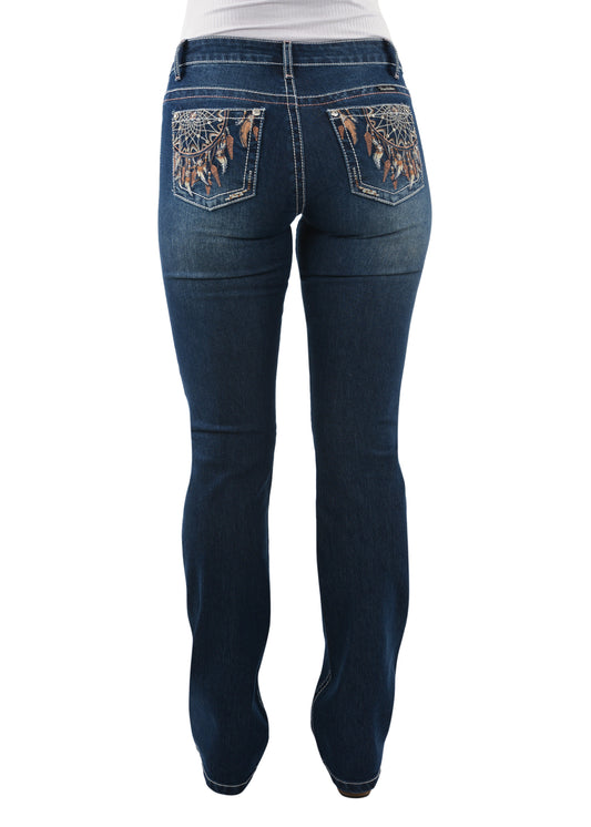 Pure Western Womens Lola Bootcut Jeans 34 Inch Leg