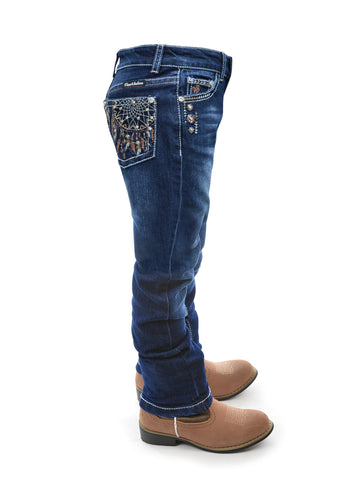 PURE WESTERN GIRLS LOLA SLIM LEG JEAN