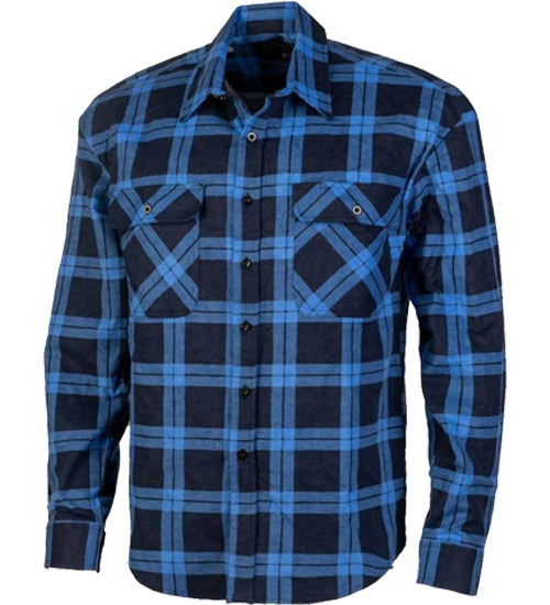 OPEN FRONT FLANNELETTE SHIRT