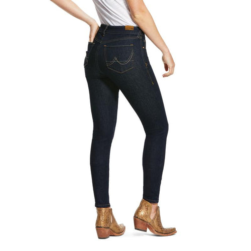 ARIAT WOMENS ULTRA STRETCH SKINNY PERFECT RISE SIDEWINDER JEANS