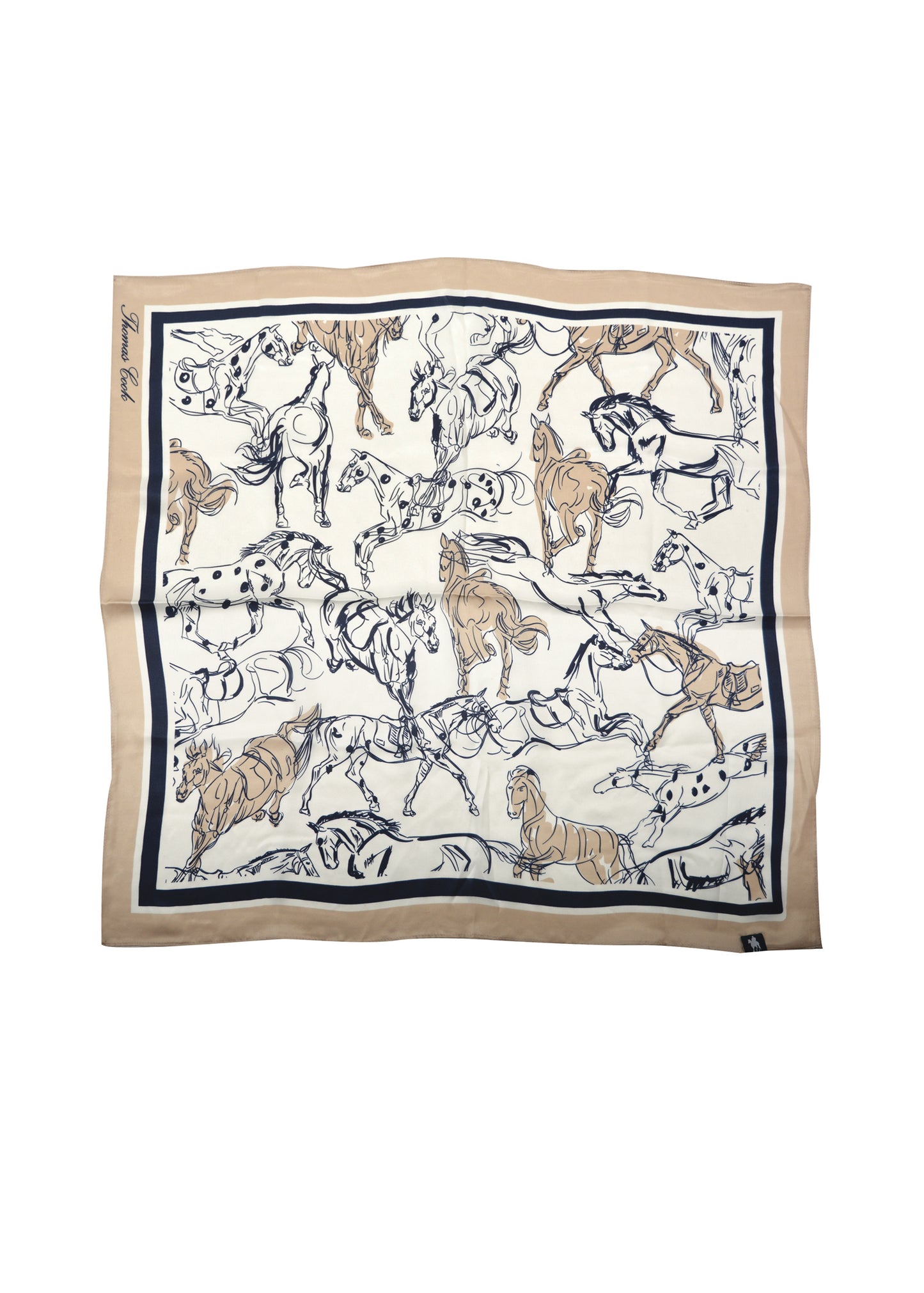 THOMAS COOK WOMENS SILK SCARF SMALL