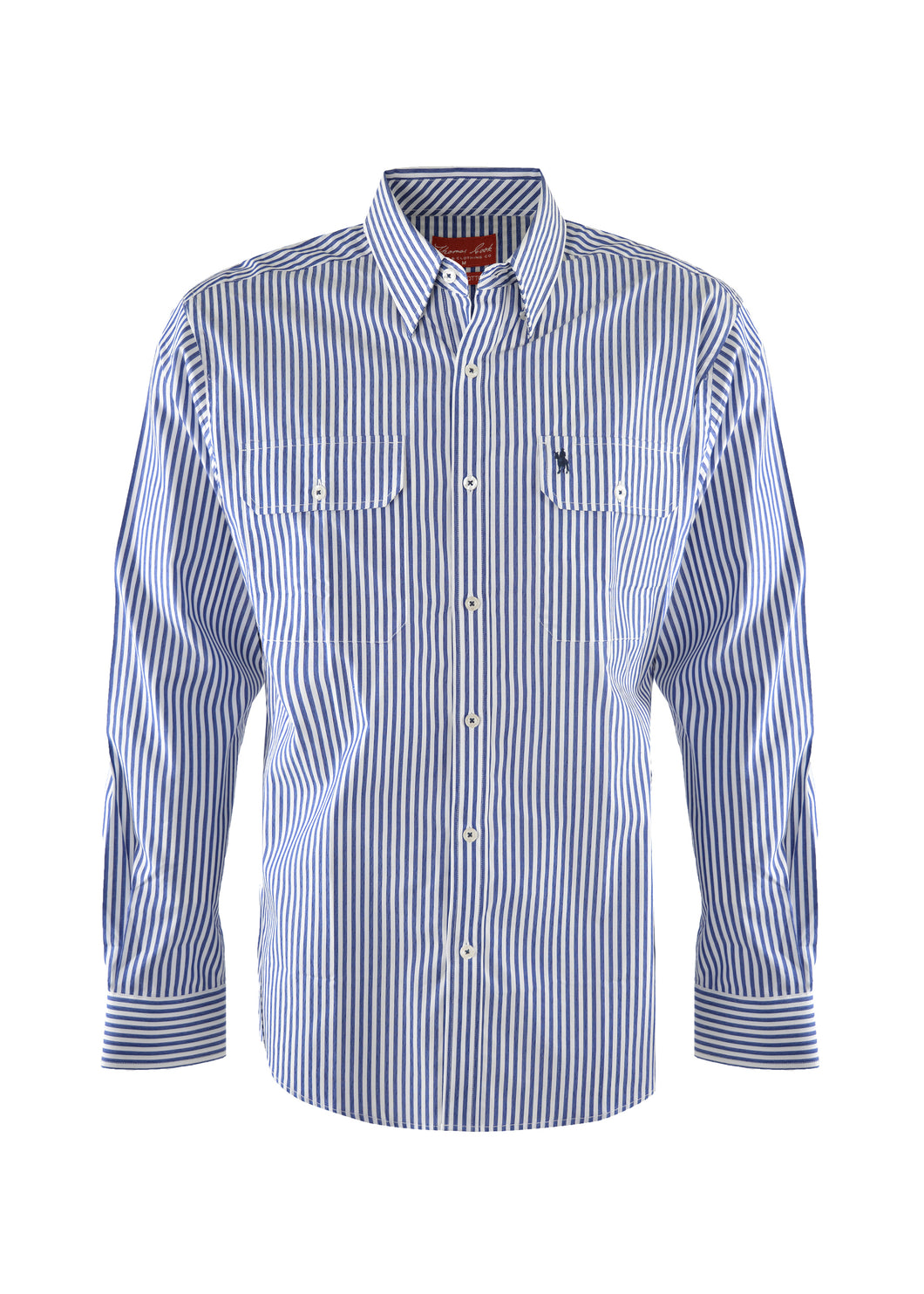 MENS DEAN STRIPE 2-PKT L/S SHIRT