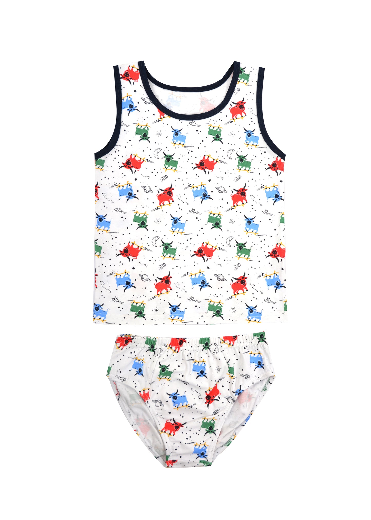 THOMAS COOK BOYS SKATER BULL SINGLET UNDERWEAR SET