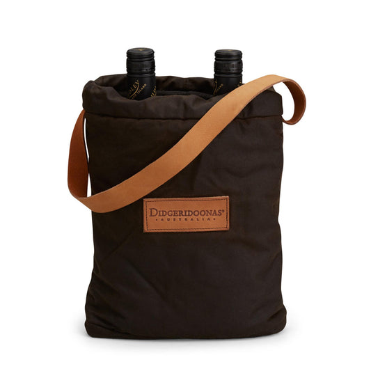 Didgeridoonas Oilskin Two Cool Bag - Two Bottle Bag