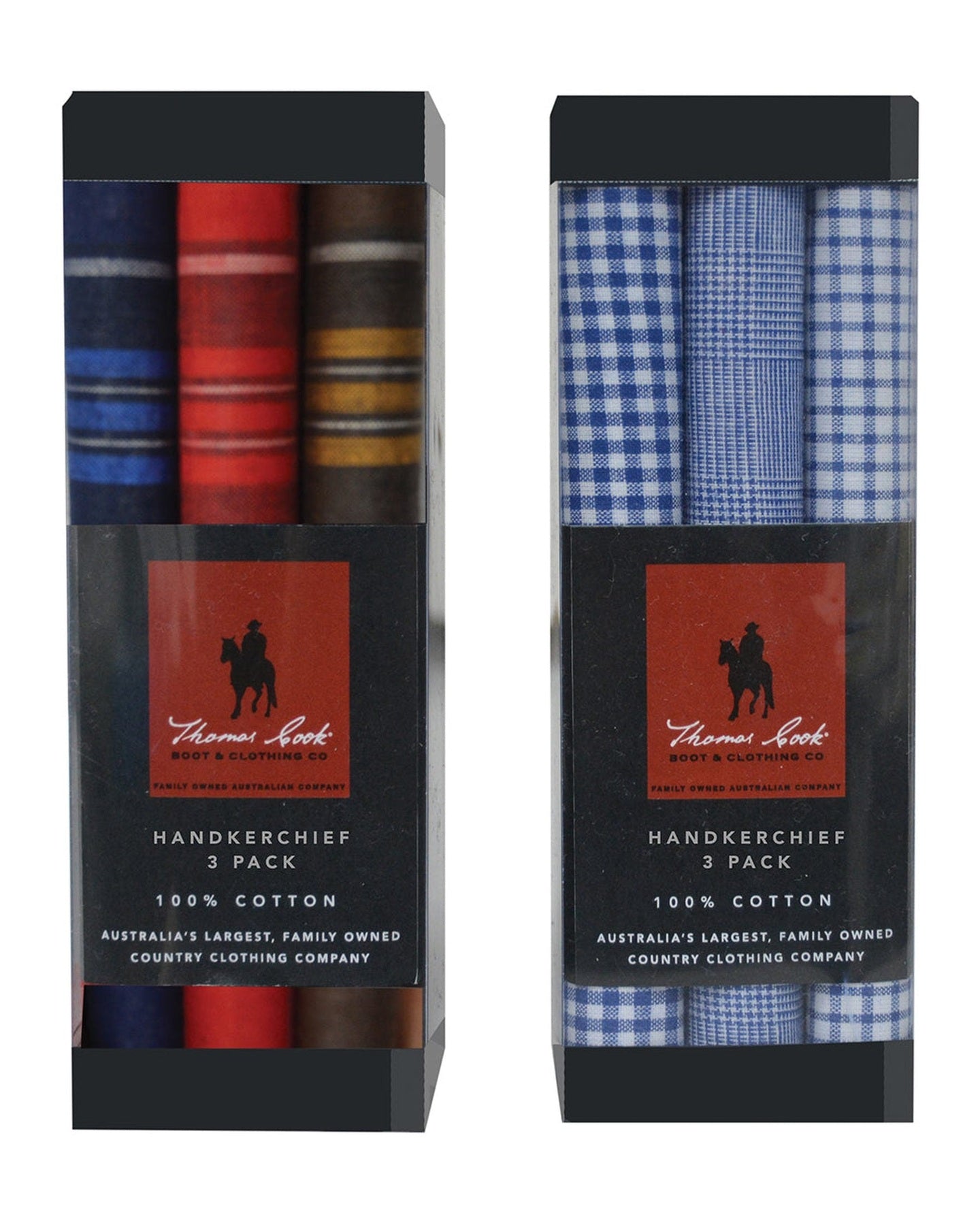 THOMAS COOK HANDKERCHIEF 3-PACK – Millmerran Rural Clothing