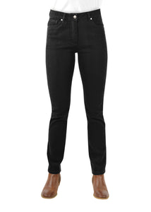 THOMAS COOK WOMENS COLOURED WOOL DENIM WONDER JEAN