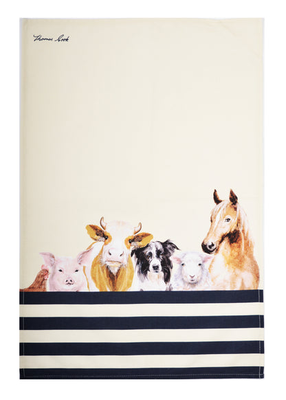 THOMAS COOK FARM FRIENDS TEA TOWEL 2 PACK