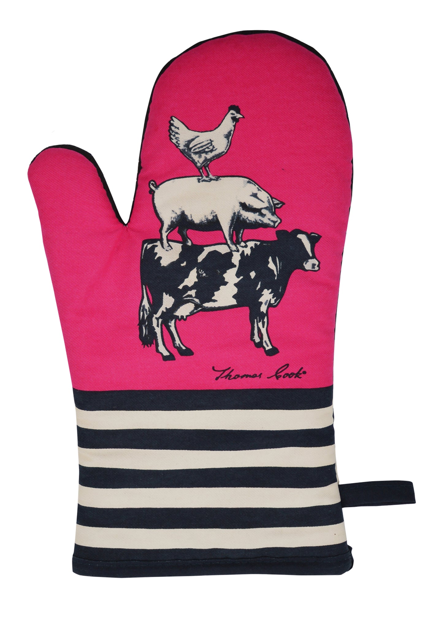 THOMAS COOK FARM FRIENDS OVEN MITT POT HOLDER SET