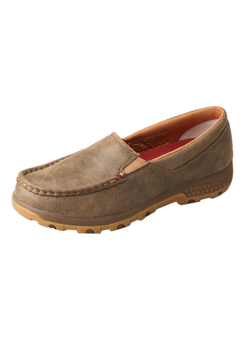 TWISTED X WOMENS CELLSTRETCH SLIP ON DRIVING MOC