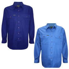 Load image into Gallery viewer, MENS FULL PLACKETLIGHT COTTON SHIRT