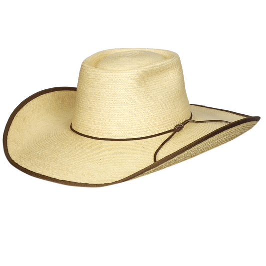 SUNBODY HATS ALEX 4.5 INCH BRIM PALM LEAF HAT