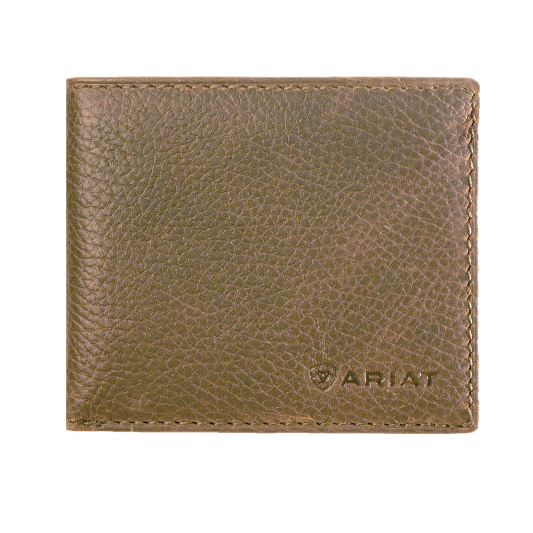 Ariat Mens Bi-Fold Wallet Logo