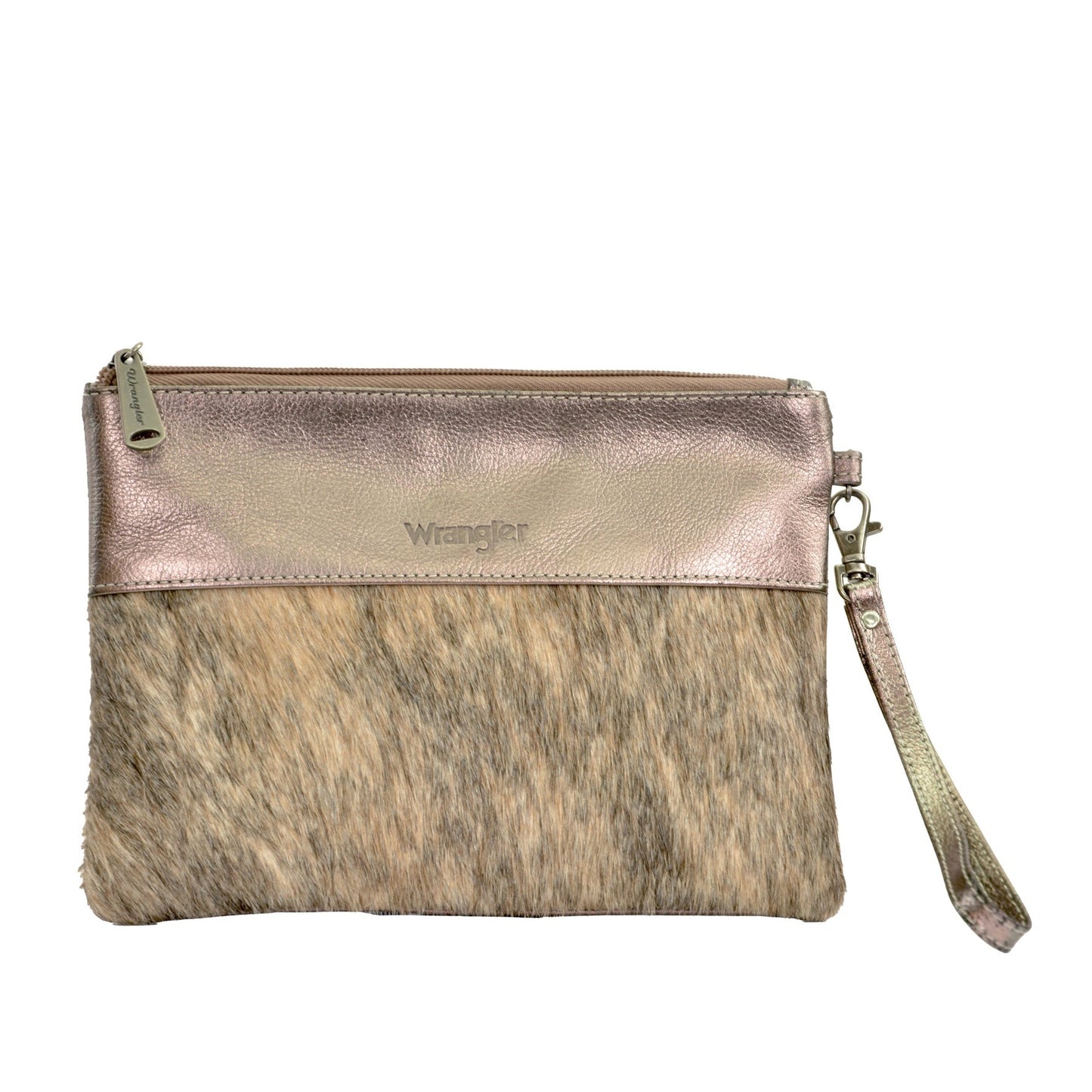 WRANGLER WOMENS COWHIDE CLUTCH