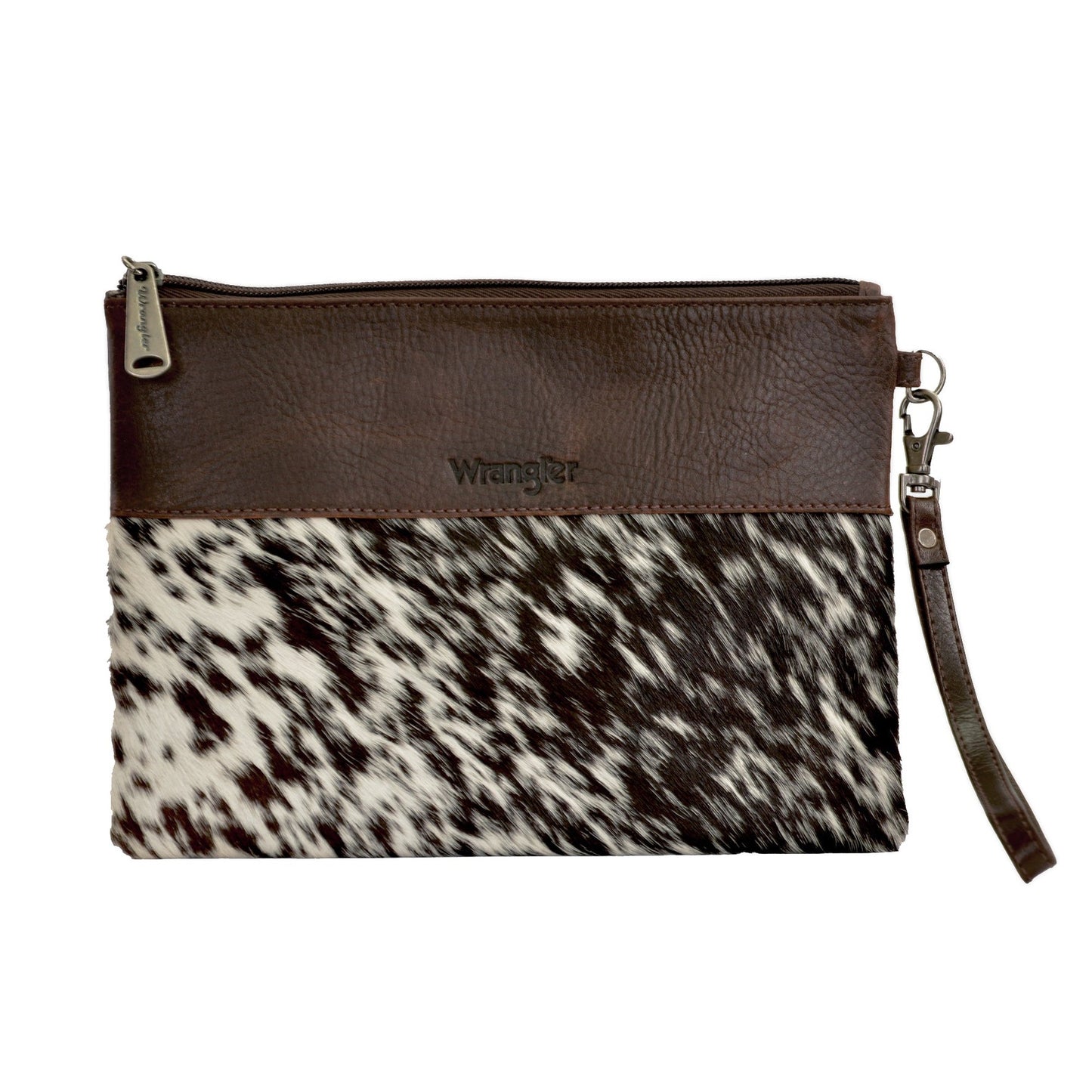 WRANGLER WOMENS COWHIDE CLUTCH