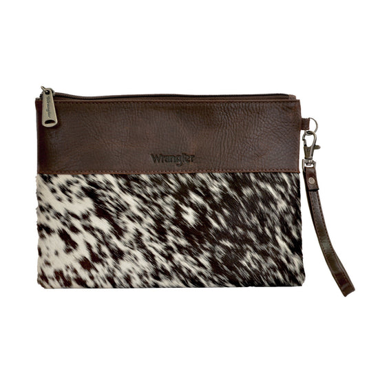WRANGLER WOMENS COWHIDE CLUTCH