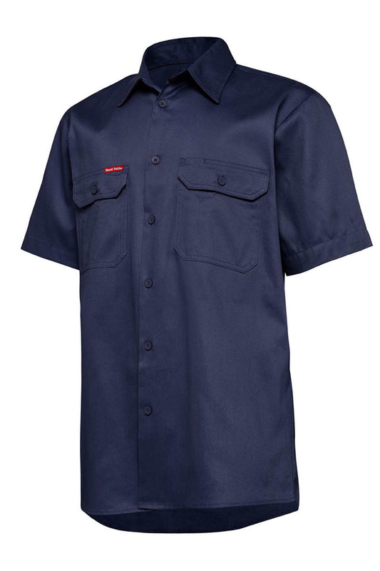 Hard Yakka Core Short Sleeve Lightweight Vented Cotton Shirt