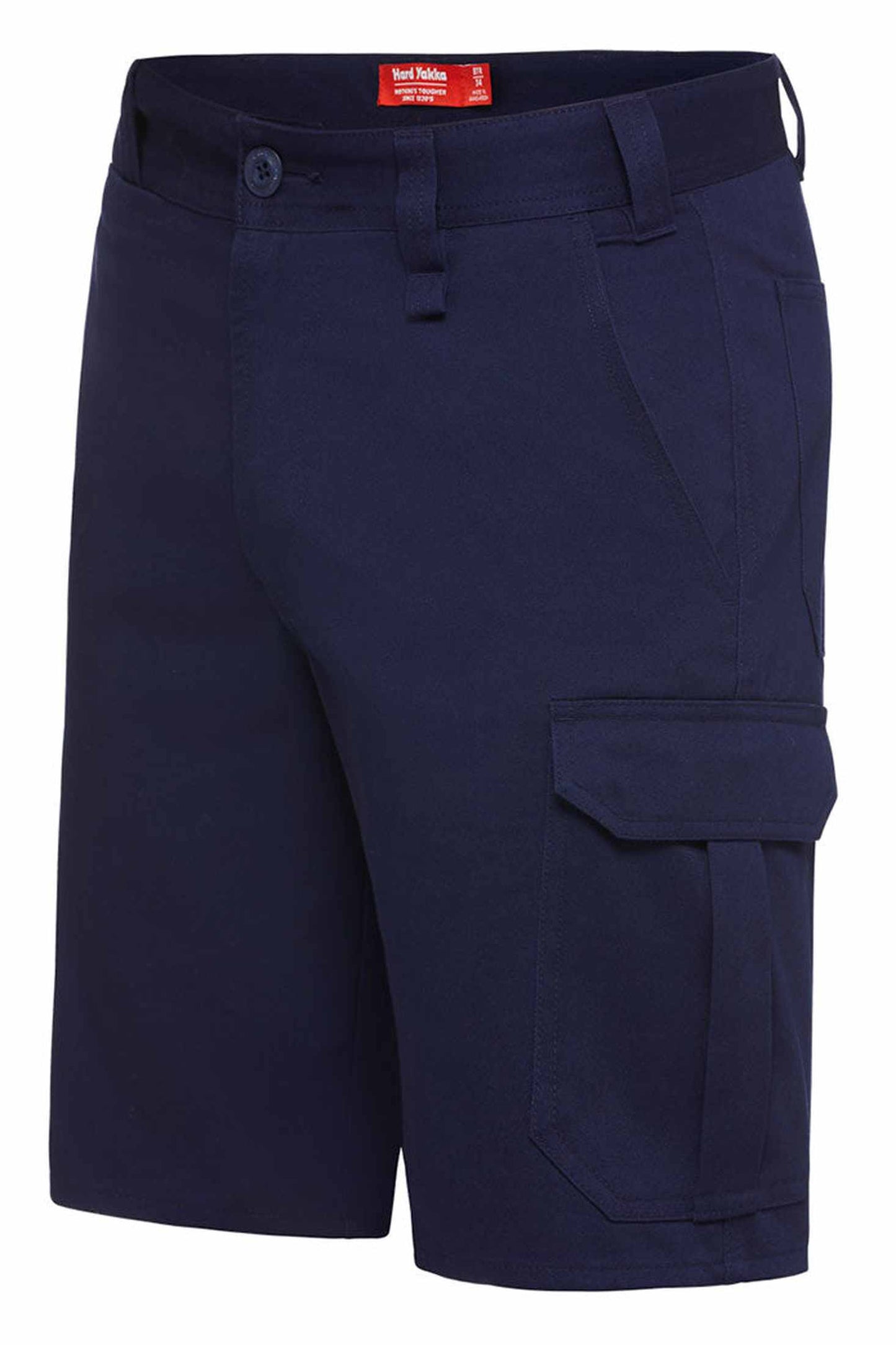 Hard Yakka Relaxed Fit Cotton Cargo Drill Shorts