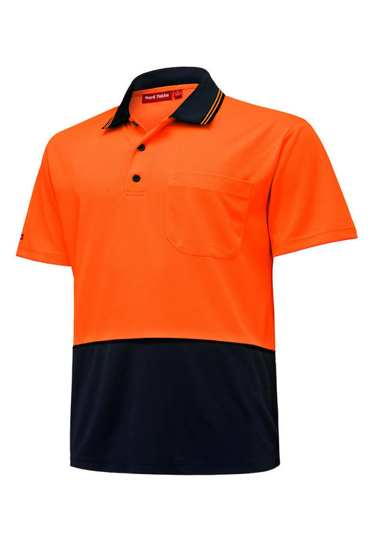 Hard Yakka Short Sleeve Hi-Vis Polo