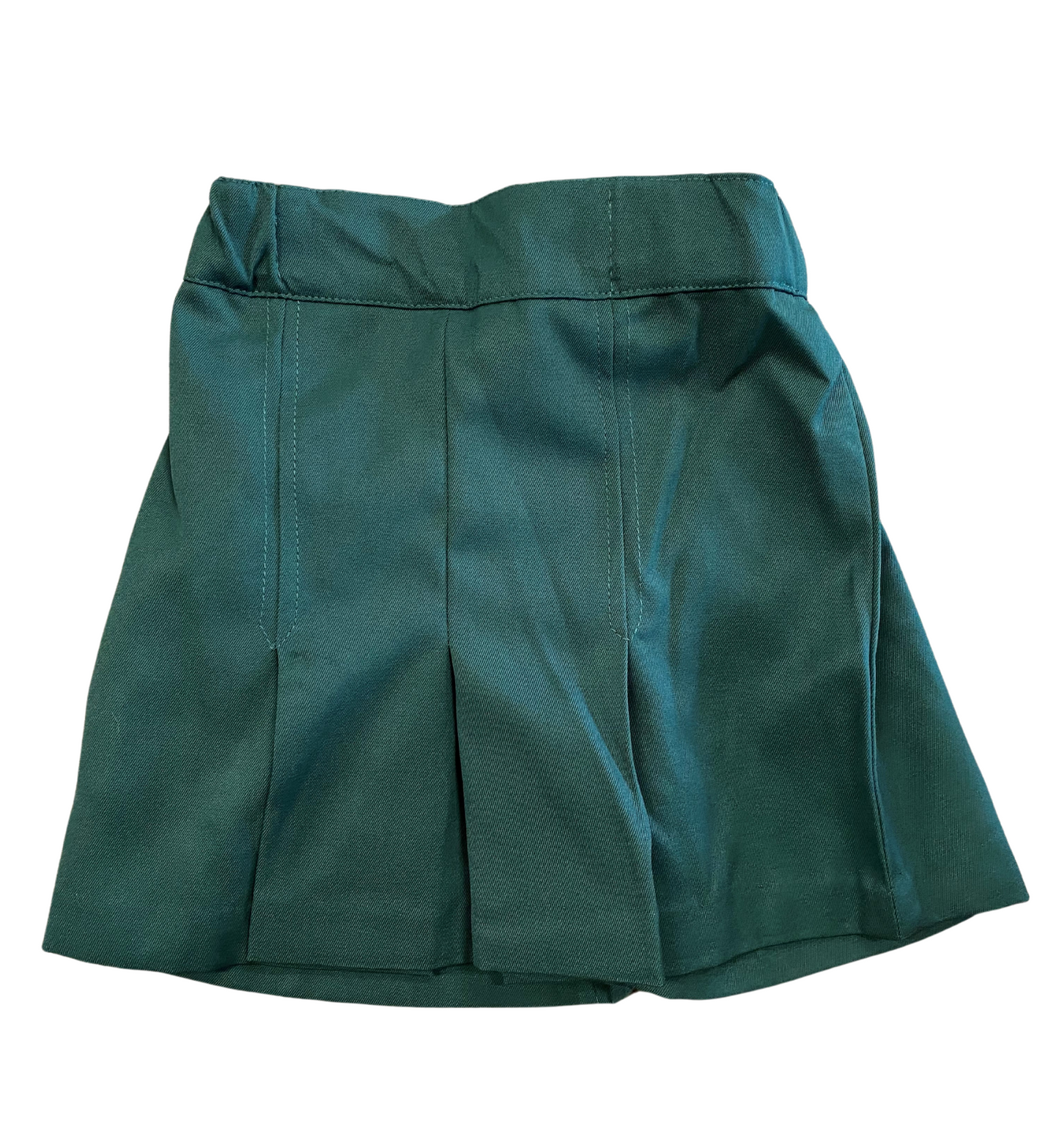 GIRLS GABERDINE BOX PLEAT CULLOTTE