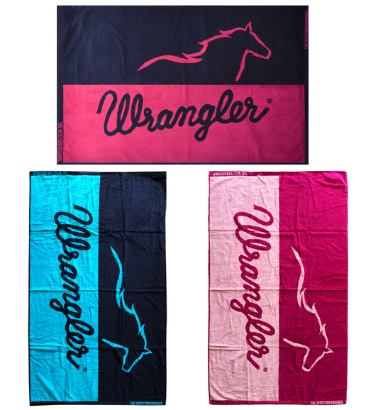 WRANGLER RUNNING HORSE BEACH TOWEL