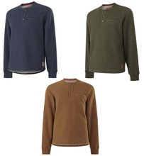 Load image into Gallery viewer, Mens Hard Yakka Sherpa Henley Jumper