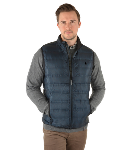 THOMAS COOK MENS NEW OBERON LIGHT WEIGHT DOWN VEST