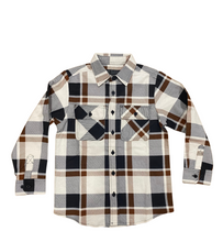 Load image into Gallery viewer, Kids Open Front Flannelette Shirt