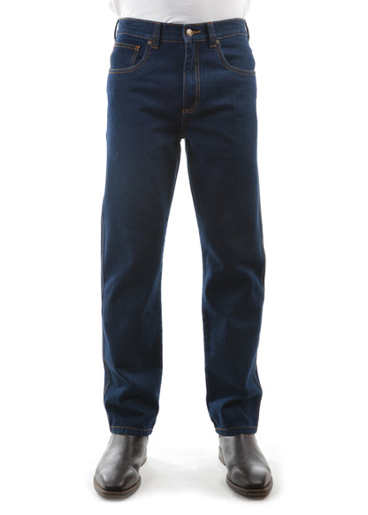 HARD SLOG MENS STRETCH DENIM JEANS 32 INCH LEG