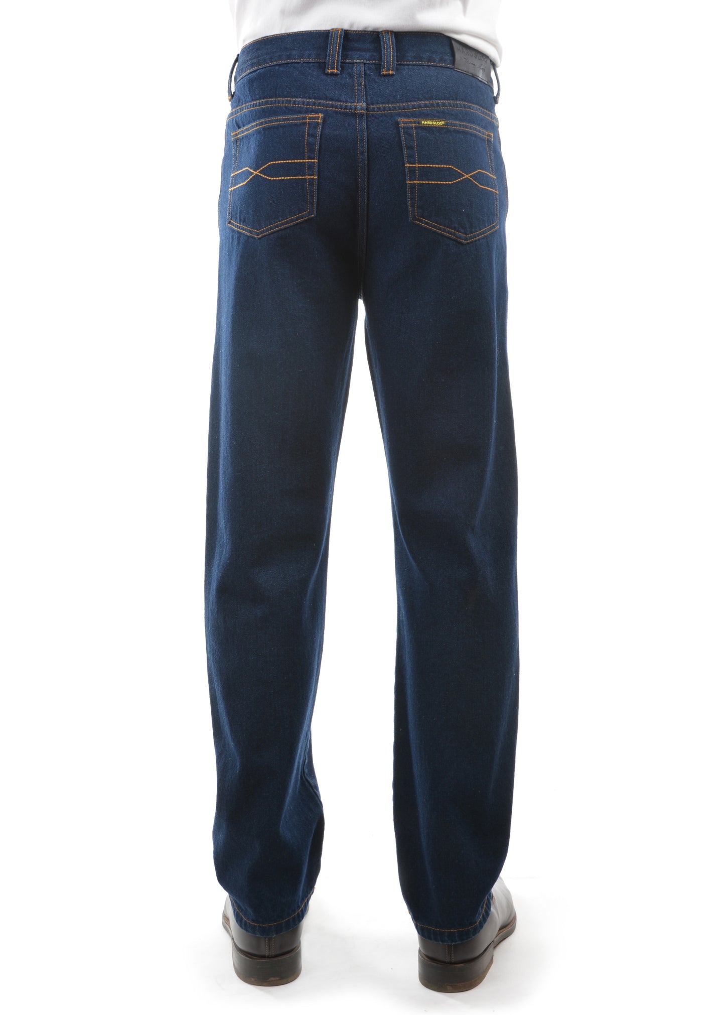 HARD SLOG MENS STRETCH DENIM JEANS 32 INCH LEG