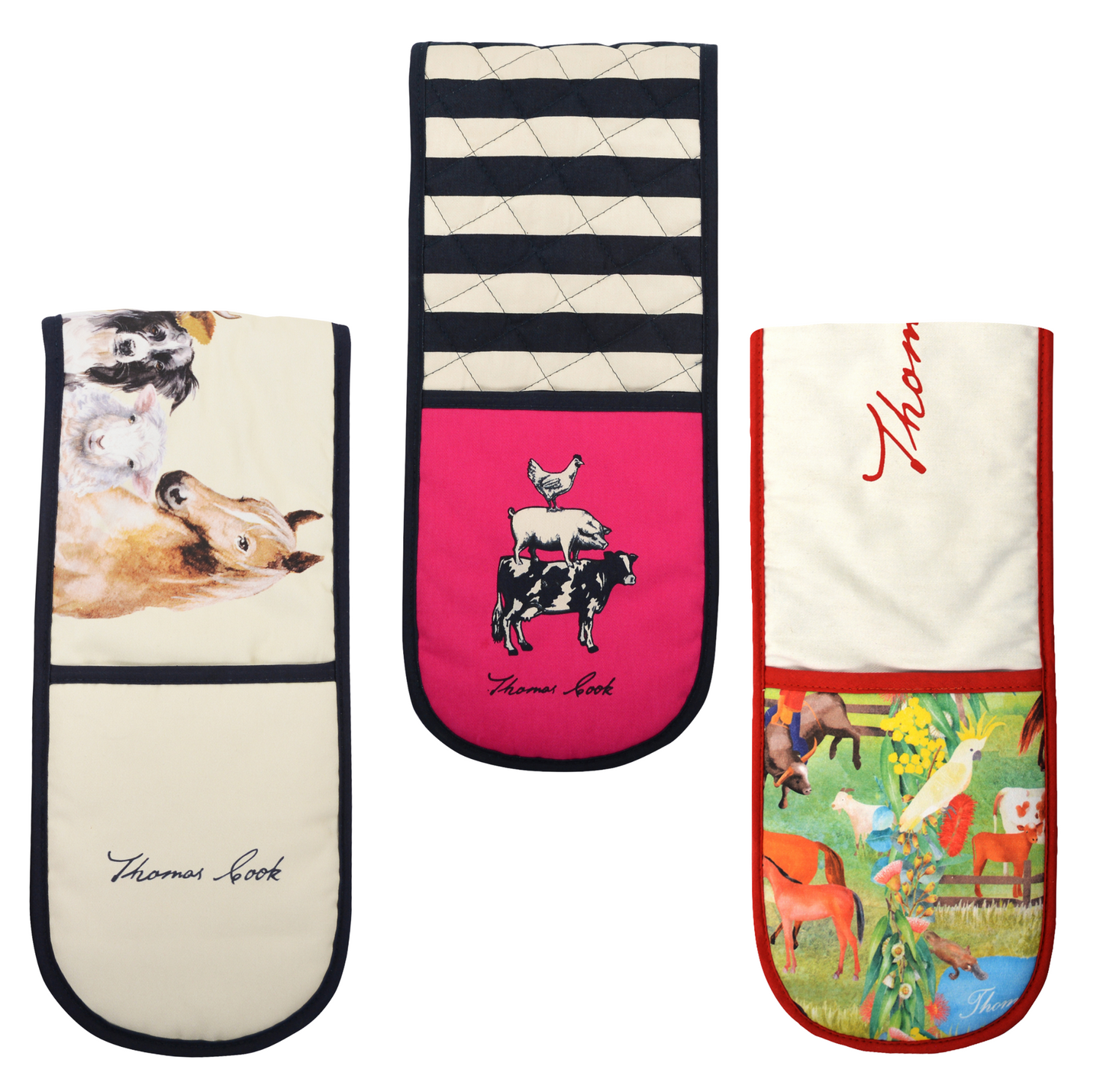 THOMAS COOK FARM FRIENDS DOUBLE OVEN GLOVE
