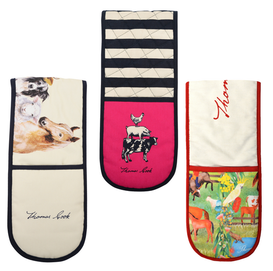 THOMAS COOK FARM FRIENDS DOUBLE OVEN GLOVE
