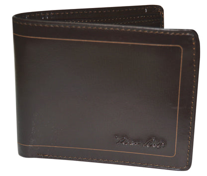 THOMAS COOK MENS LEATHER EDGED WALLET