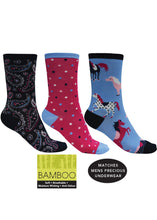 Load image into Gallery viewer, THOMAS COOK BAMBOO SOCKS 3-PACK