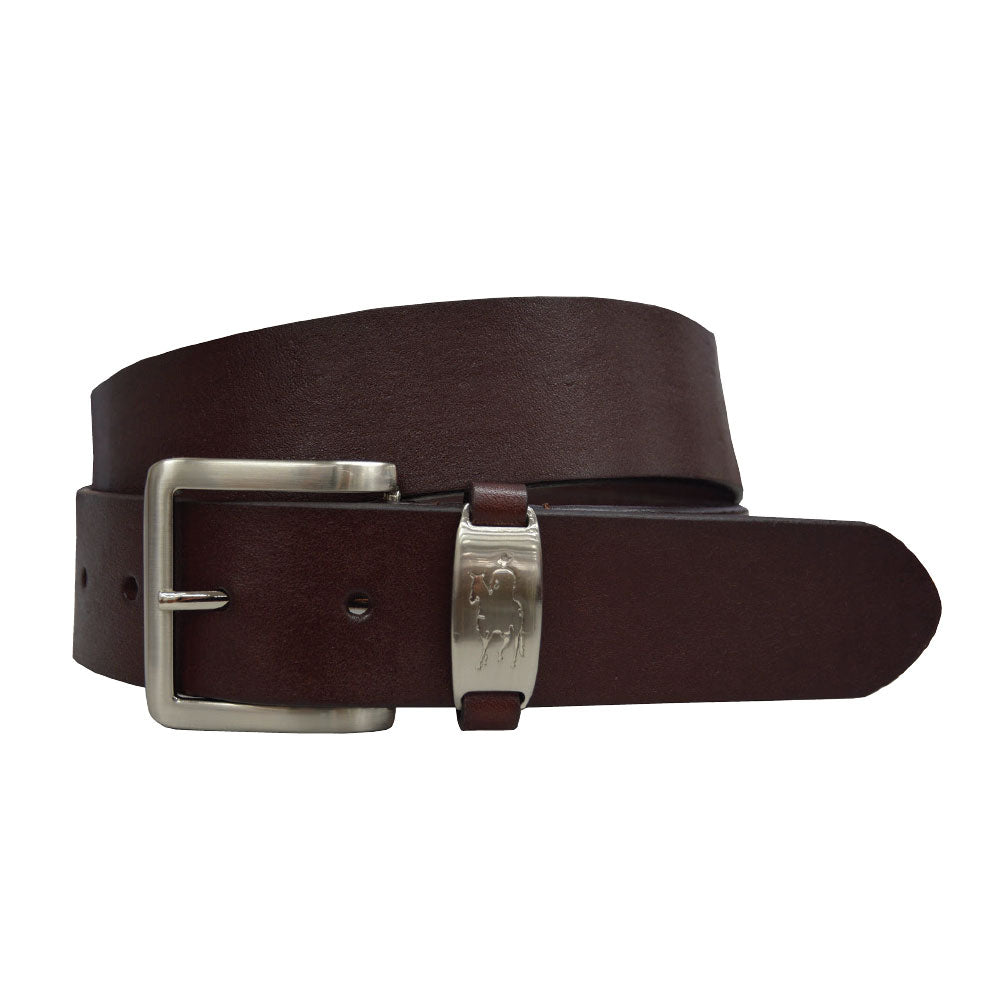 THOMAS COOK KIDS HORSEMAN BADGE LEATHER BELT