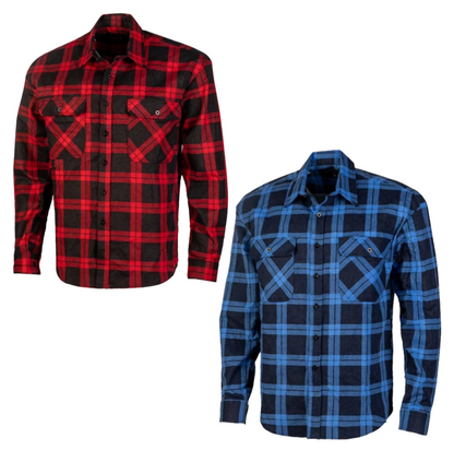 OPEN FRONT FLANNELETTE SHIRT